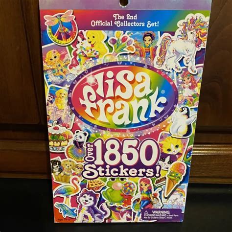 Lisa Frank The 2nd Official Collectors Set Sticker Book 1885 Stickers