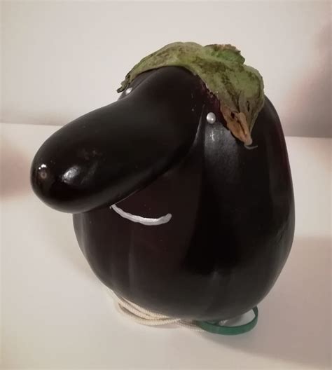 My Dad Bought A Deformed Eggplant And Drew A Face On It Now I Know Who I Got It From R Funny