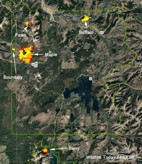 Five Wildfires Burning In Yellowstone And Grand Teton National Parks