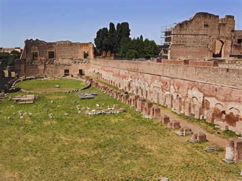 Rome Forum Stadium Stock Photo Image Of Archaeology 32690374