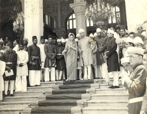 The Last Nizam Of Hyderabad Mukarram Jah At His Coronation Ceremony