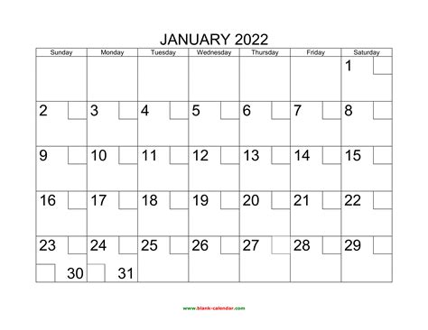 Printable 2022 Calendars Pdf Calendar 12 Com Free 2022 Blank Calendar