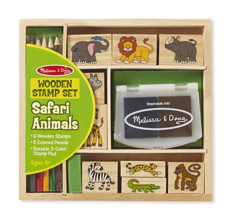 Buy Melissa And Doug Safari Animals Stamp Set
