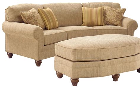 Fairfield 3768 3768 57 Curved Arch Sofa Upper Room Home Furnishings