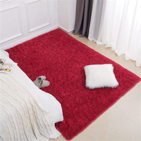 Yjgwl Soft Area Rugs Shag Carpet Fluffy Rug For Living Room Bedroom