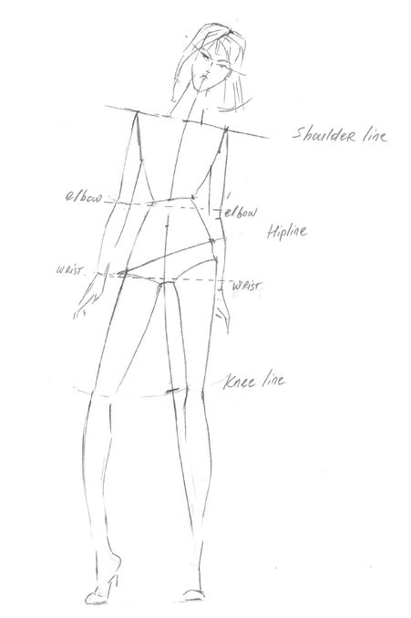 How To Draw A Fashion Croquis Fashionista Sketch Art