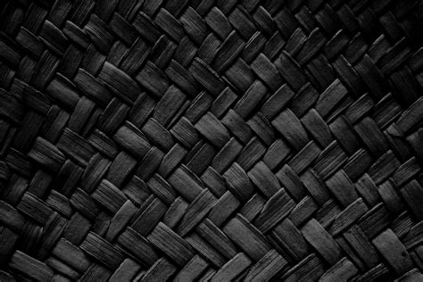 Black Woven Straw Texture Picture Free Photograph Photos Public Domain