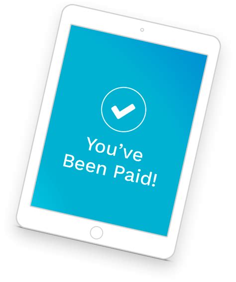 Download Youve Been Paid Tablet Computer Transparent Png Download