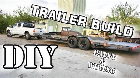 It is hard to tell how much time i spent on the entire installation as i dragged it out over a couple of months but i would say at the vehicle. The DIY HD trailer build : Paint and Wiring | pt 3 - YouTube