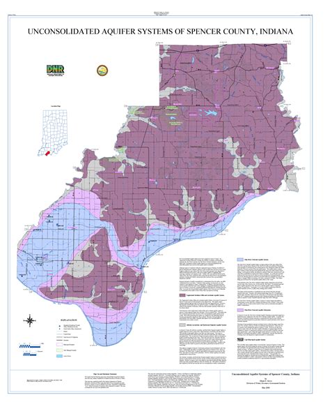 Dnr Water Aquifer Systems Maps 27 A And 27 B Unconsolidated And