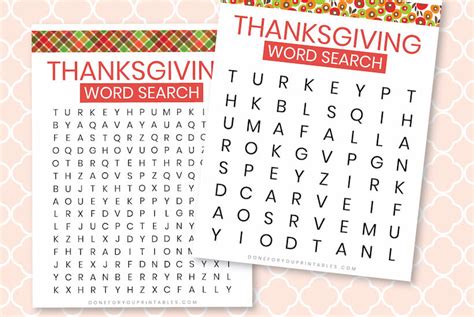 Dementia Friendly Thanksgiving Word Searches Adventures Of A Caregiver