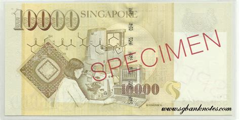 Nuts Singapore Banknotes Collection Singapore Portrait Series
