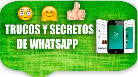 10 Trucos Y Secretos De Whatsapp Que No Sabias 2017 Youtube