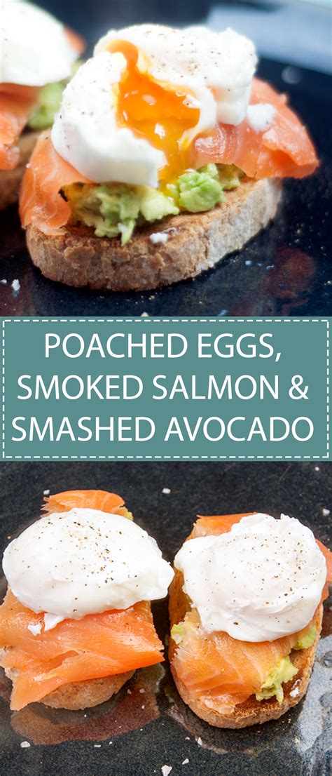Poached Eggs Smoked Salmon And Smashed Avocado Recipe Avocado