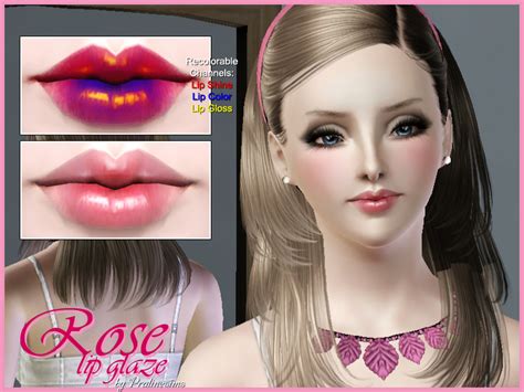 The Sims Resource Rose Lip Glaze