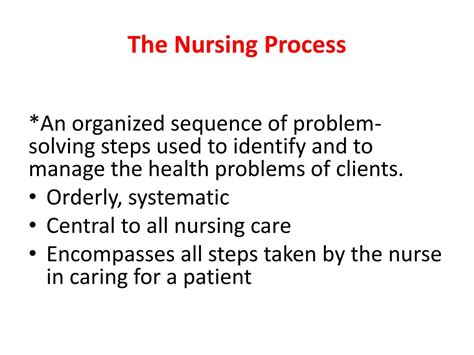 Ppt Nursing Process Powerpoint Presentation Free Download Id2963903
