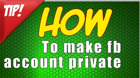 how to make your facebook account completely private updated 2016 youtube