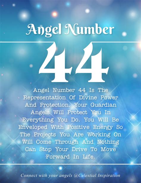Angel Number 44 | Angel number 44, Angel number meanings, Number meanings