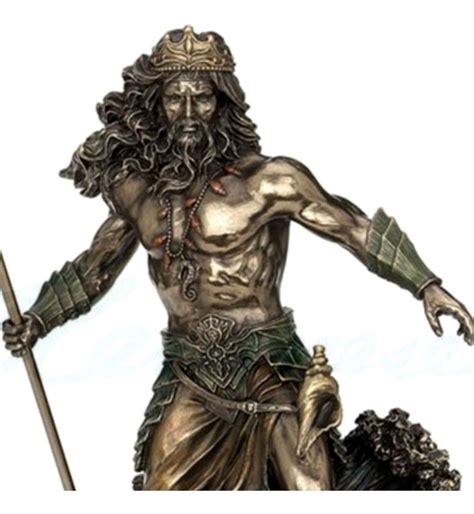 Figura Dios Griego Poseidón Rey De Mar Y Océano Hermano Zeus Meses Sin Intereses