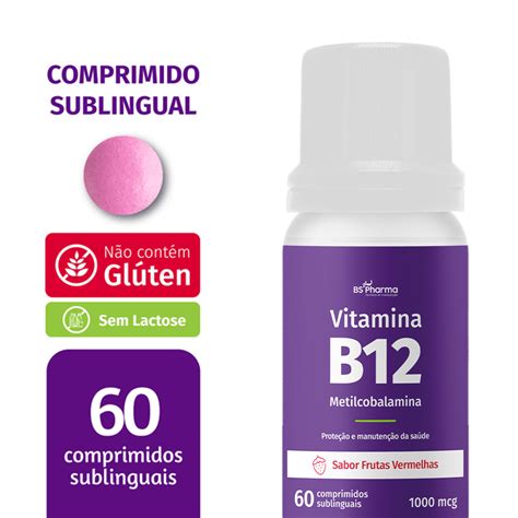 Combo Vitamina B12 Metilcobalamina Sublingual Bspharma