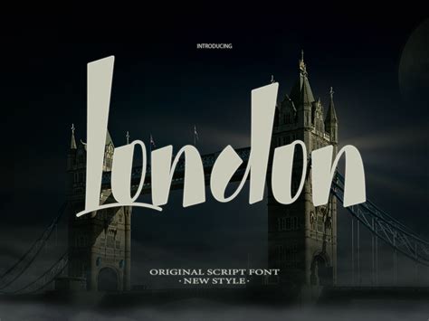 London Font By Payjhoshop · Creative Fabrica