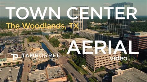 Town Center The Woodlands Tx Aerial Views Youtube