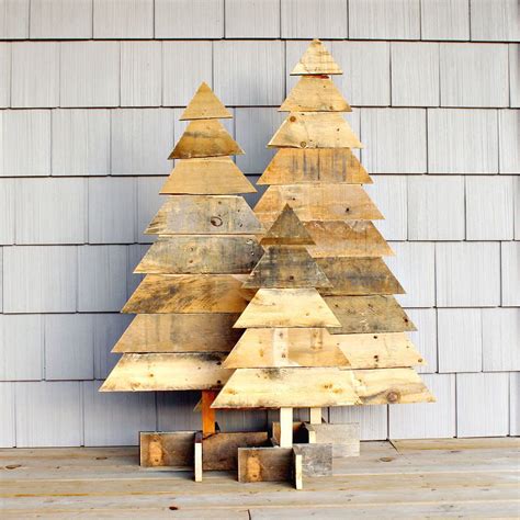 Rustic Wooden Christmas Trees  Christmas Tree, Wooden Tree, Christmas