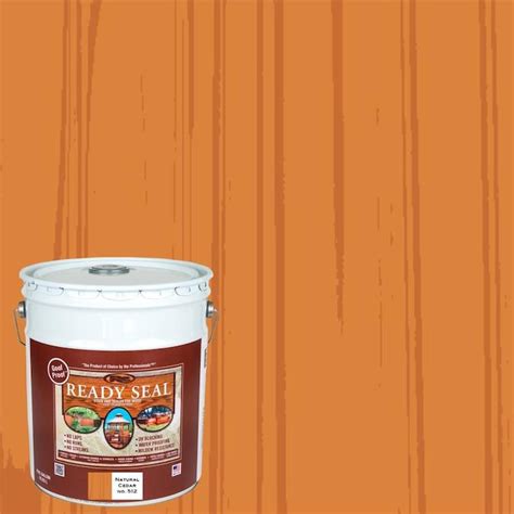 Ready Seal Pre Tinted Natural Cedar Semi Transparent Exterior Wood