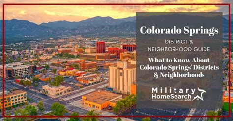 Living In Colorado Springs Co Neighborhoods And Districts Guide