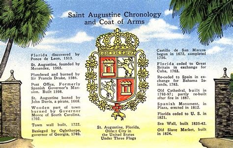 Heraldry A New Coat Of Arms For St Augustine Florida