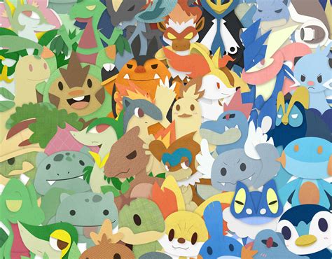 6 Generations Of Pokémon Starters