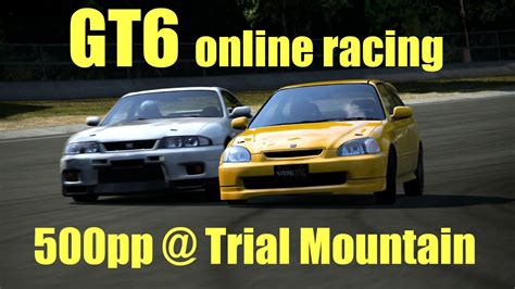 Gt6丨online Racing丨500pp丨honda Civic Type R Ek Youtube