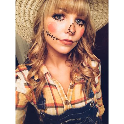 Scarecrow makeup | Scarecrow makeup, Scarecrow halloween ...