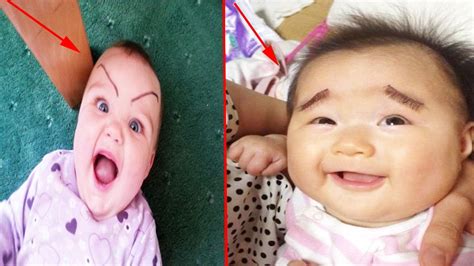 Eyebrows Drawn On Funny Eyebrows Idea