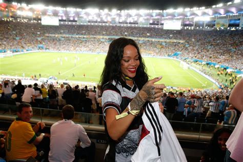 Rihanna At 2014 Fifa World Cup Final Rio De Janeiro Hawtcelebs