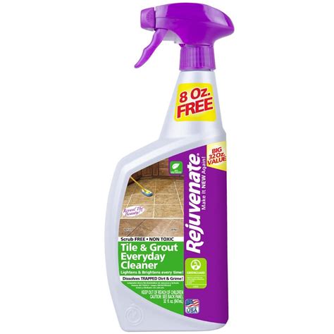 Rejuvenate 32 Oz Bio Enzymatic Tile And Grout Cleaner Rj24bc The