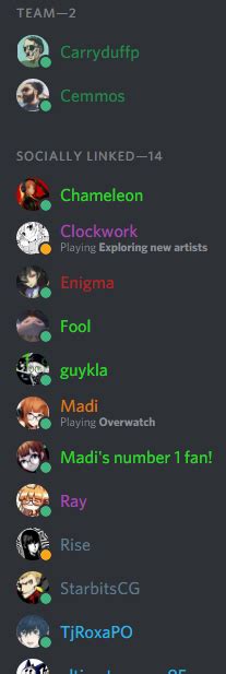 For user mentions, it is the user's id with <@ at the start and > at the end, like this: Colored Usernames Now Available on SMT Discord! - Megami Fuse