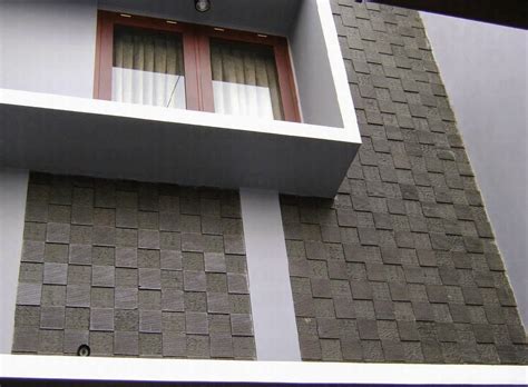 Batu alam andesit polos bakar ukuran 15×30 cm = rp. Gambar 20 Dinding Tiang Teras Rumah Minimalis Batu Alam ...