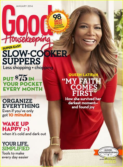 Queen Latifah Covers Good Housekeeping Magazine January