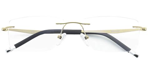 Carter Rimless Lined Bifocal Glasses Yellow Men S Eyeglasses Payne Glasses