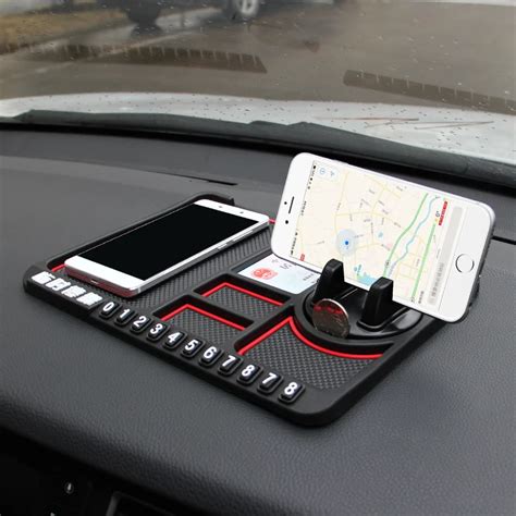 Auto Interior Accessories Silicone Car Anti Slip Mat Dashboard Mobile