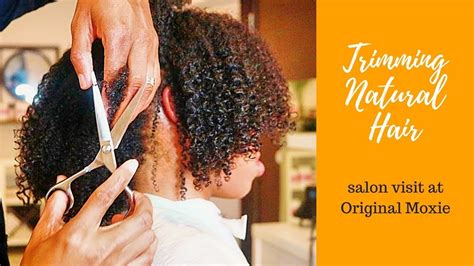 They're also part of the sustainable salons group, recycling leftover hair colours and old tools and donating cut off hair to charitable causes. Trim & Style Natural Type 4 Hair | Salon Visit + HUGE ...