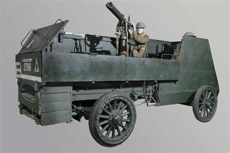 Land Transportation Armoured Car Canada And The First World War