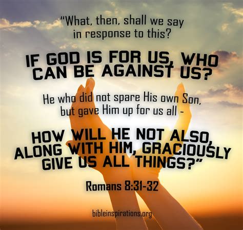It is god that justifieth. If God Is For Us, Who Can Be Against Us? - Bible Inspirations