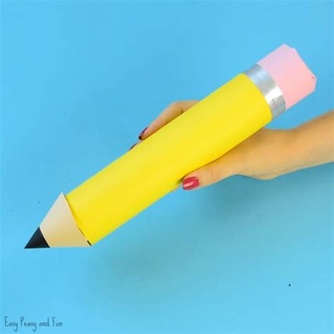 Paper Roll Pencil Back To School Craft Or Classroom Decoration Idea
