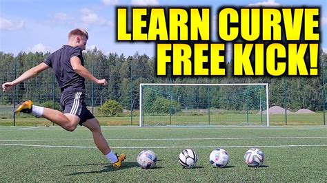 How To Curve A Footballsoccer Ball Payet Free Kick Tutorial Youtube