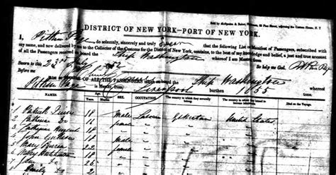 Ask Olive Tree Genealogy A Question Finding A Ships Passenger List In 1852