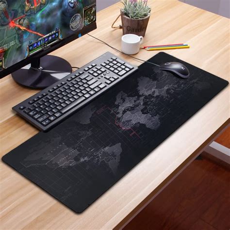 World Map Gaming Mouse Pad Extended Size 80 X 30 Cm Hardwaremarket