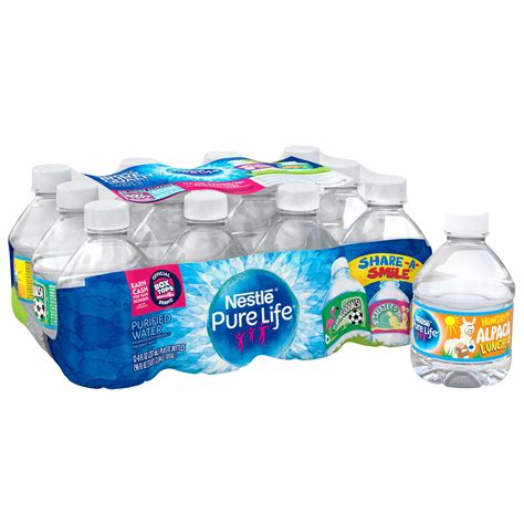 Nestle Pure Life Purified Water 8 Fl Oz 12 Count