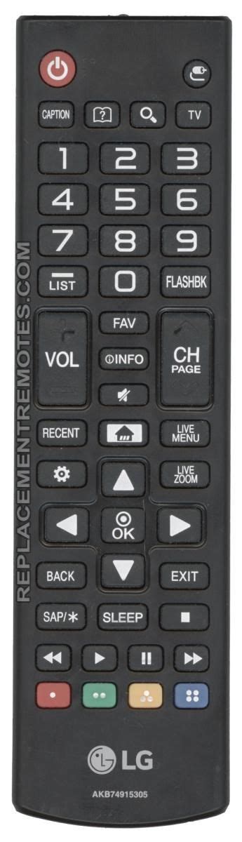 Buy Lg Akb74915305 Agf76631052 Tv Remote Control